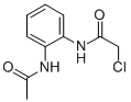 N-[2-(アセチルアミノ)フェニル]-2-クロロアセトアミド 化学構造式