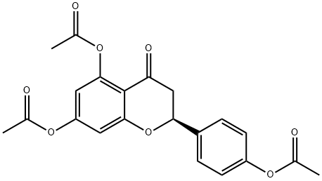 三乙酸柚皮素酯, 3682-04-0, 结构式