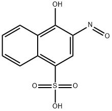 2-NITROSO-1-NAPHTHOL-4-SULFONIC ACID Structure