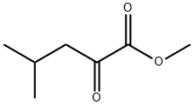 4-メチル-2-オキソペンタン酸メチル 化学構造式