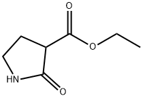 2-OXO-PYRROLIDINE-3-CARBOXYLIC ACID ETHYL ESTER Struktur