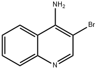 4-アミノ-3-ブロモキノリン 化学構造式