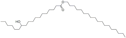 octadecyl 12-hydroxyoctadecanoate Struktur