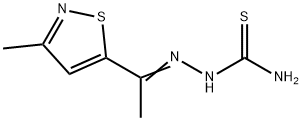 1-(3-Methyl-5-isothiazolyl)ethanone thiosemicarbazone Structure