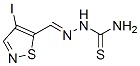 4-Iodo-5-isothiazolecarbaldehyde thiosemicarbazone Struktur