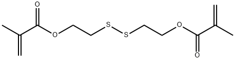 ビスメタクリル酸ジチオジエチレン 化学構造式