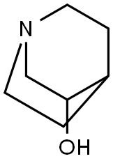 1-azabicyclo[2.2.2]octan-8-ol Struktur