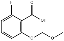 2-FLUORO-6-(METHOXYMETHOXY)BENZOIC ACID Structure