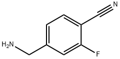 4-(Aminomethyl)-2-fluorobenzonitrile Struktur