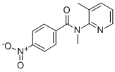 Benzamide, N-methyl-N-(3-methyl-2-pyridinyl)-4-nitro- 结构式