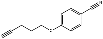 Benzonitrile, 4-(4-pentynyloxy)- (9CI) Struktur