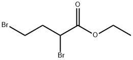 2,4-ジブロモ酪酸エチル 化学構造式