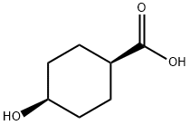 cis-4-ヒドロキシシクロヘキサンカルボン酸 化学構造式