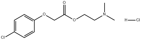 Meclofenoxate hydrochloride  Structure