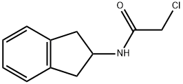 2-氯-N-(2,3-二氢-1H-茚-2-基)乙酰胺, 36851-11-3, 结构式