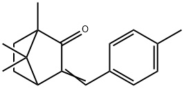 3-(4-甲基苯亚甲基)樟脑 结构式