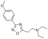 N,N-Diethyl-3-(4-methoxyphenyl)-1,2,4-oxadiazole-5-ethan-1-amine Struktur