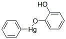 (2-Hydroxyphenoxy)phenylmercury(II) Struktur