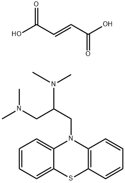 bis[N,N,N',N'-tetramethyl-3-(10H-phenothiazin-10-yl)propane-1,3-diamine] fumarate Struktur