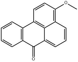 3-メトキシ-7H-ベンゾ[de]アントラセン-7-オン 化学構造式