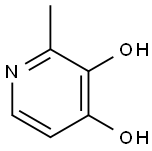 3,4-Pyridinediol, 2-methyl- (9CI) Structure