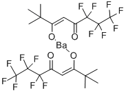 二(6,6,7,7,8,8,8-七氟-2,2-二甲基-3,5-辛二酮)钡, 36885-31-1, 结构式