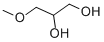 3-METHOXY-1,2-PROPANEDIOL 化学構造式