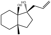 1H-Indene-1,7a(2H)-diol, hexahydro-3a-methyl-1-(2-propenyl)-, (1S,3aS,7aR)- (9CI) Structure