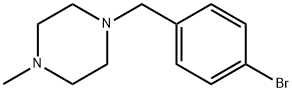 1-(4-Bromobenzyl)-4-methylpiperazine Struktur