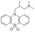 双氧异丁嗪,3689-50-7,结构式