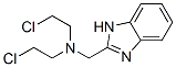 N,N-Bis(2-chloroethyl)-1H-benzimidazole-2-methanamine Struktur