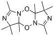 3,3a,8,8a-Tetrahydro-1,3,3,3a,6,8,8,8a-octamethyldiimidazo[1,5-b:1',5'-e][1,4,2,5]dioxadiazine Struktur