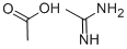 アセトアミジン·酢酸 化学構造式