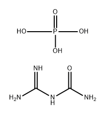 磷酸脒基脲, 36897-89-9, 结构式