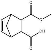 双环[2.2.1]-5-庚烯-2,3-二羧酸 单甲醚, 36897-94-6, 结构式