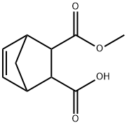 5-NORBORNENE-2,3-DICARBOXYLIC ACID MONOMETHYL ESTER Structure