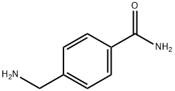 4-アミノカルボニルベンジルアミン 化学構造式