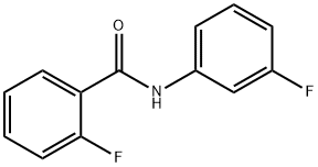 2-氟-N-(3-氟苯基)苯甲酰胺, 369-72-2, 结构式
