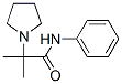 2-メチル-2-(1-ピロリジニル)-N-フェニルプロピオンアミド 化学構造式