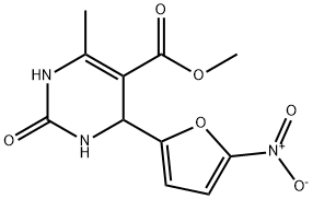 2-Oxo-4-(5-nitro-2-furyl)-6-methyl-1,2,3,4-tetrahydropyrimidine-5-carboxylic acid methyl ester|