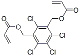 (tetrachloro-1,3-phenylene)bismethylene diacrylate Structure
