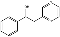 1-PHENYL-2-PYRAZIN-2-YL ETHANOL Struktur