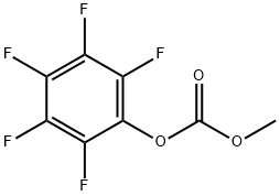 炭酸メチルペンタフルオロフェニル 化学構造式