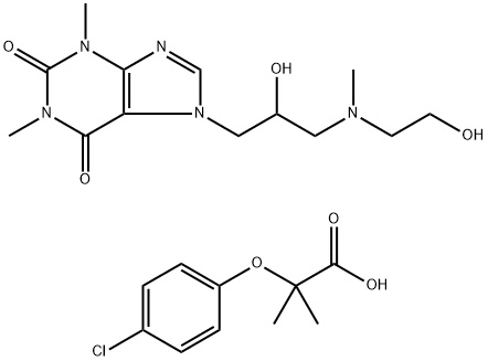 Xantifibrate Struktur