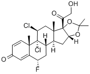 fluclorolone acetonide 结构式
