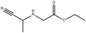 Glycine, N-(1-cyanoethyl)-, ethyl ester (9CI) Structure