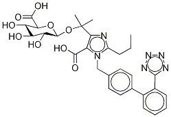 Olmesartan Acid O-β-D-Glucuronide Structure