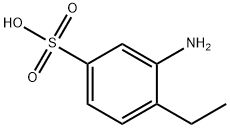 3-アミノ-4-エチルベンゼンスルホン酸 化学構造式