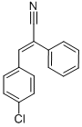 2-フェニル-3-(4-クロロフェニル)アクリロニトリル 化学構造式