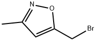 5-(ブロモメチル)-3-メチルイソキサゾール 化学構造式